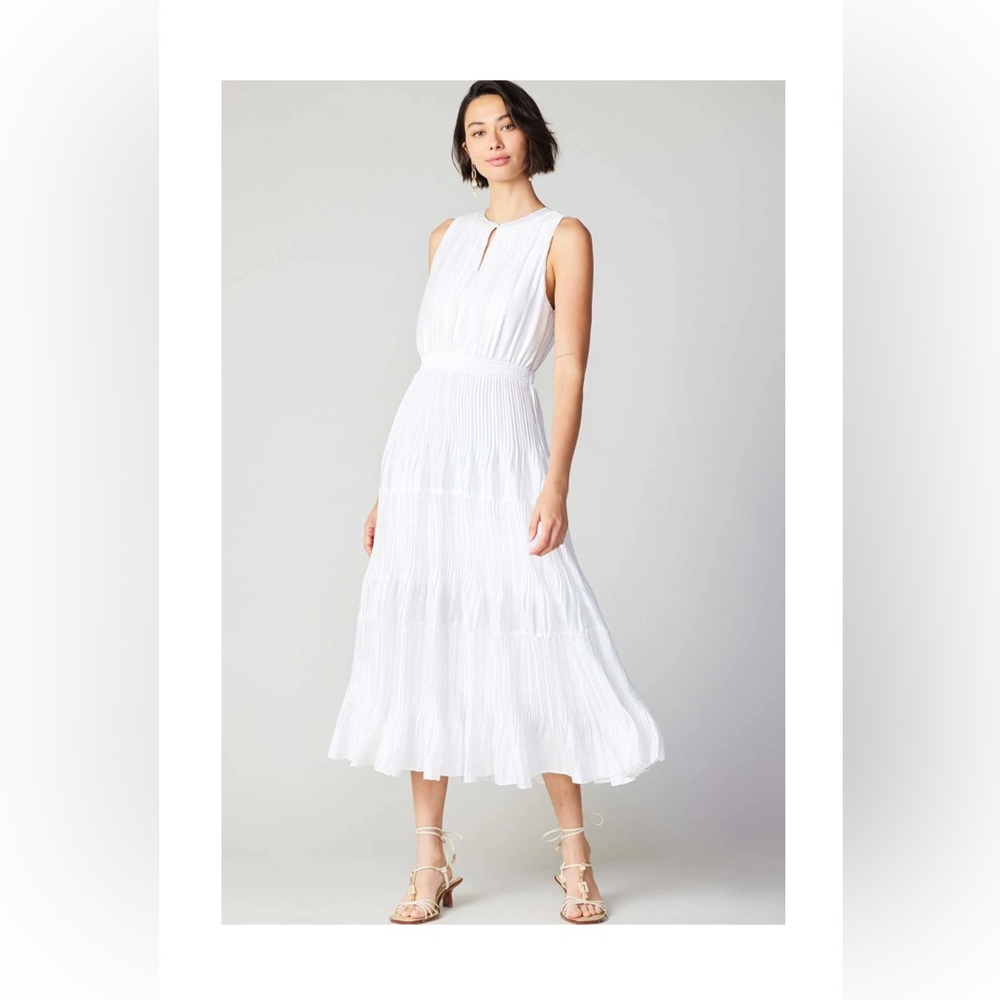 NWT CURRENT AIR PLEATED SLEEVELESS MAXI DRESS